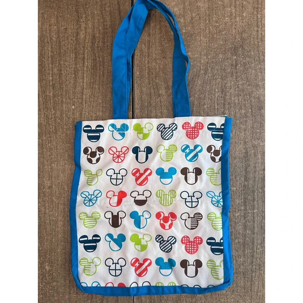 Disney Mickey Mouse Colorful Canvas Tote Bag Kohl's Cares Reusable Bags